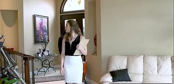  Teen house agent screwed her wet pussy